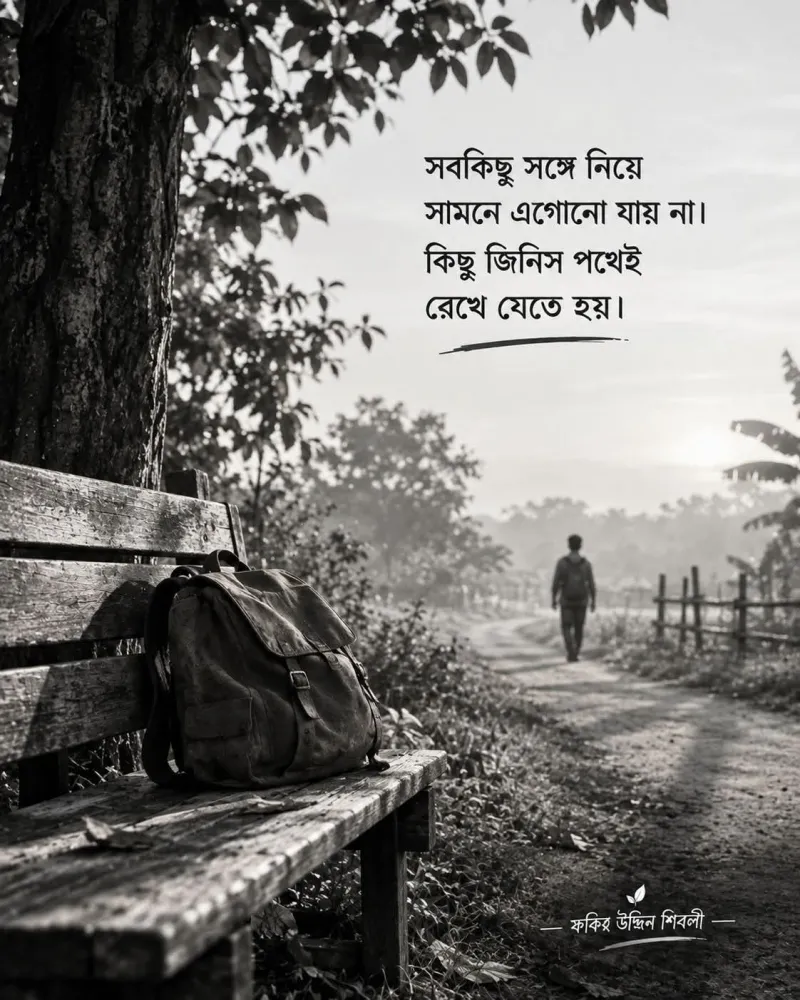 জীবনে সামনে এগিয়ে যাওয়া