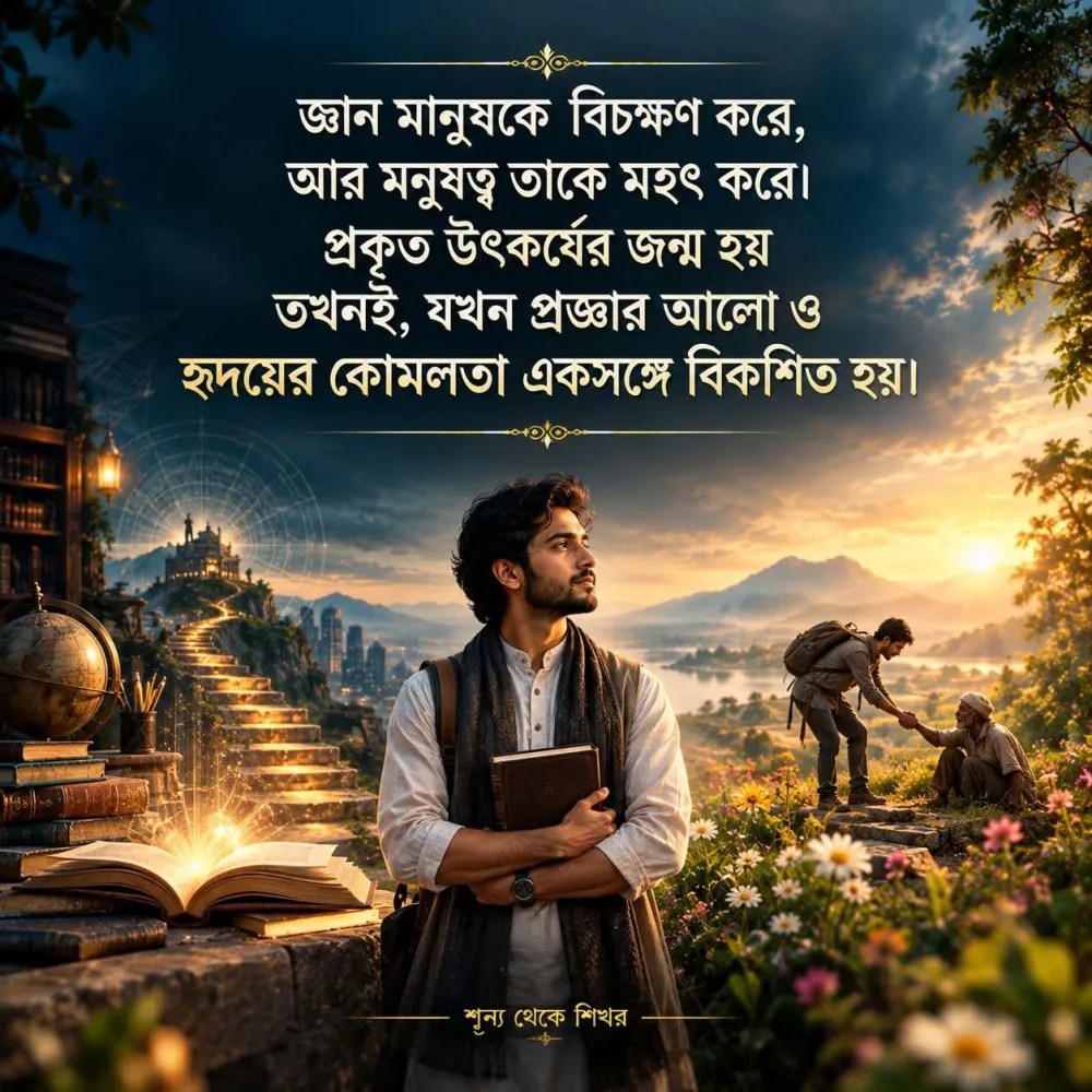 জ্ঞানী হওয়া সহজ