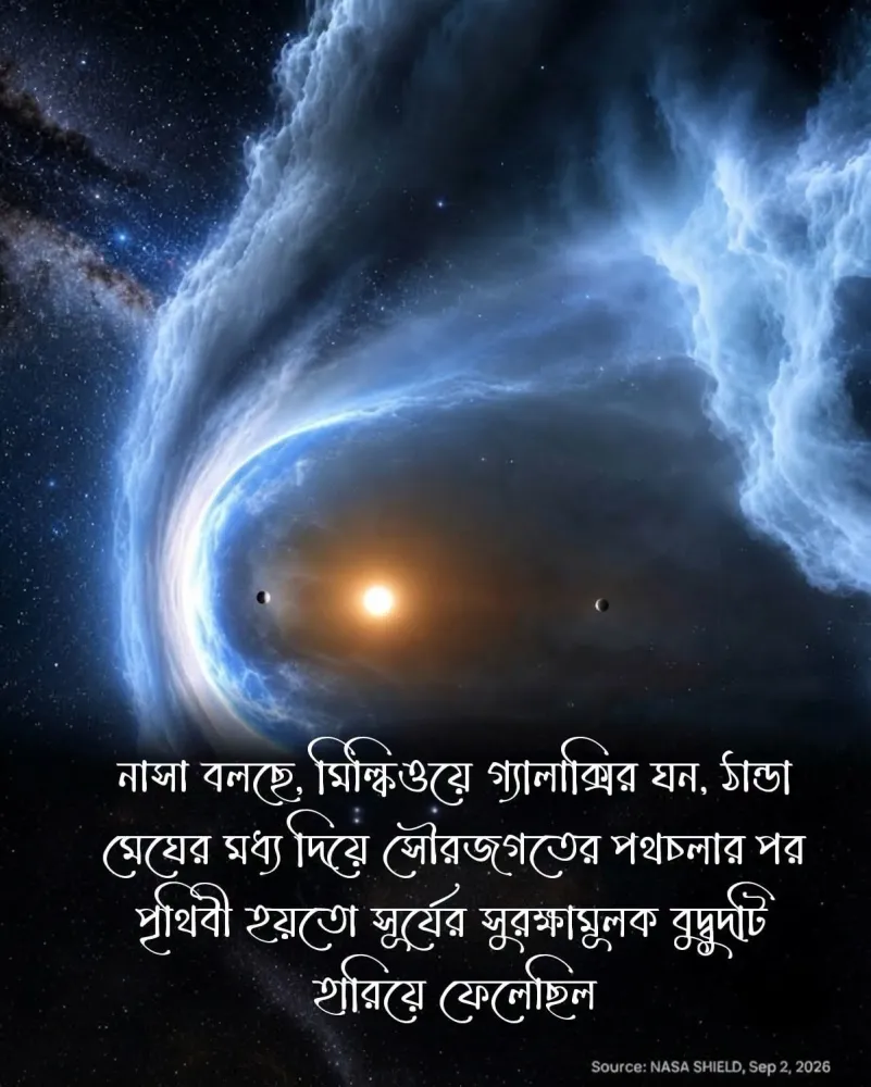 মহাজাগতিক বুদ্বুদের নিঃশ্বাস