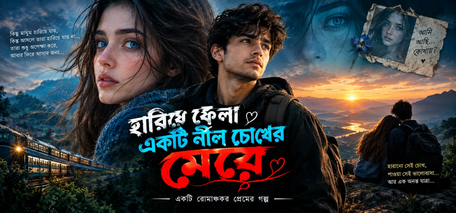 হারিয়ে ফেলা একটি নীল চোখের মেয়ে