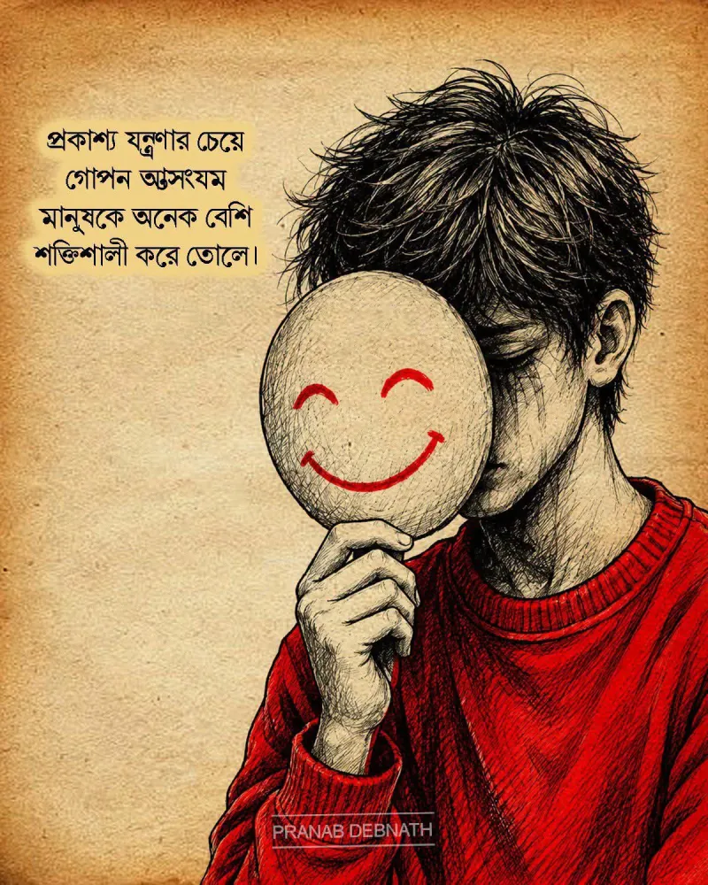 হাসির আড়ালে