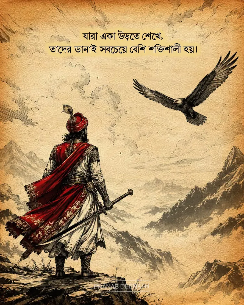 একা পথ চলার সাহস